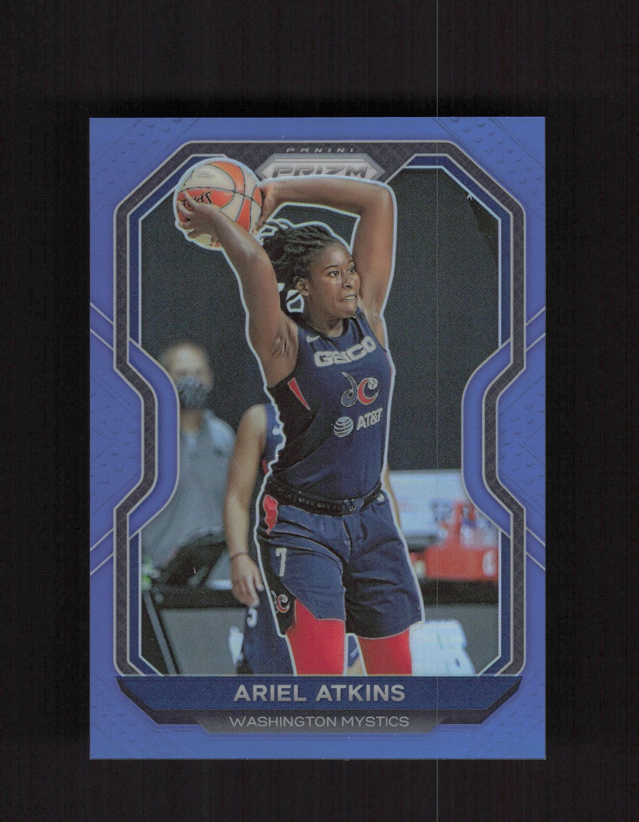 2021 Panini Prizm WNBA #33 Ariel Atkins Prizms Blue #/149