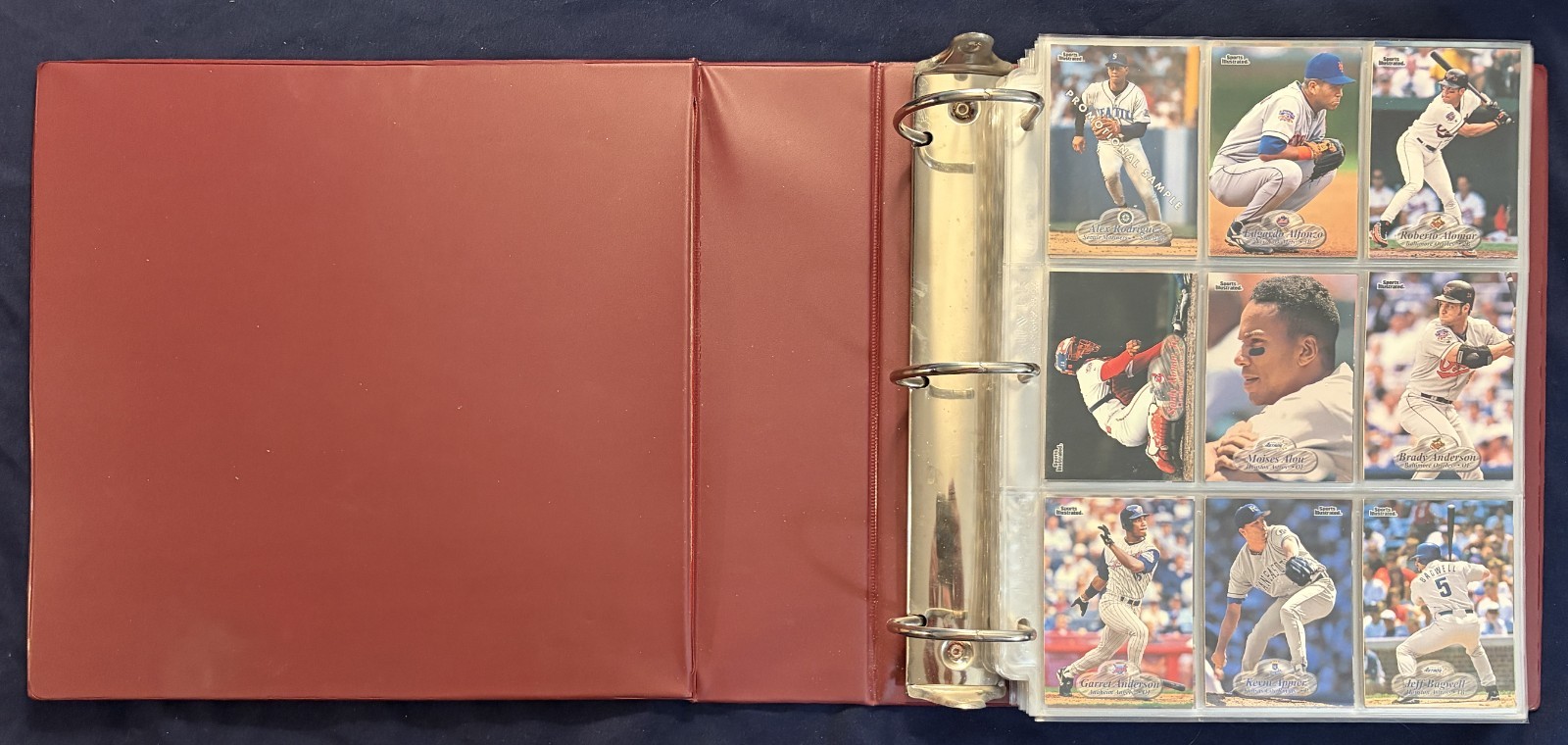1998 Fleer Sports Illustrated Complete Set + 3 Inserts Sets in Pages & Binder!!!