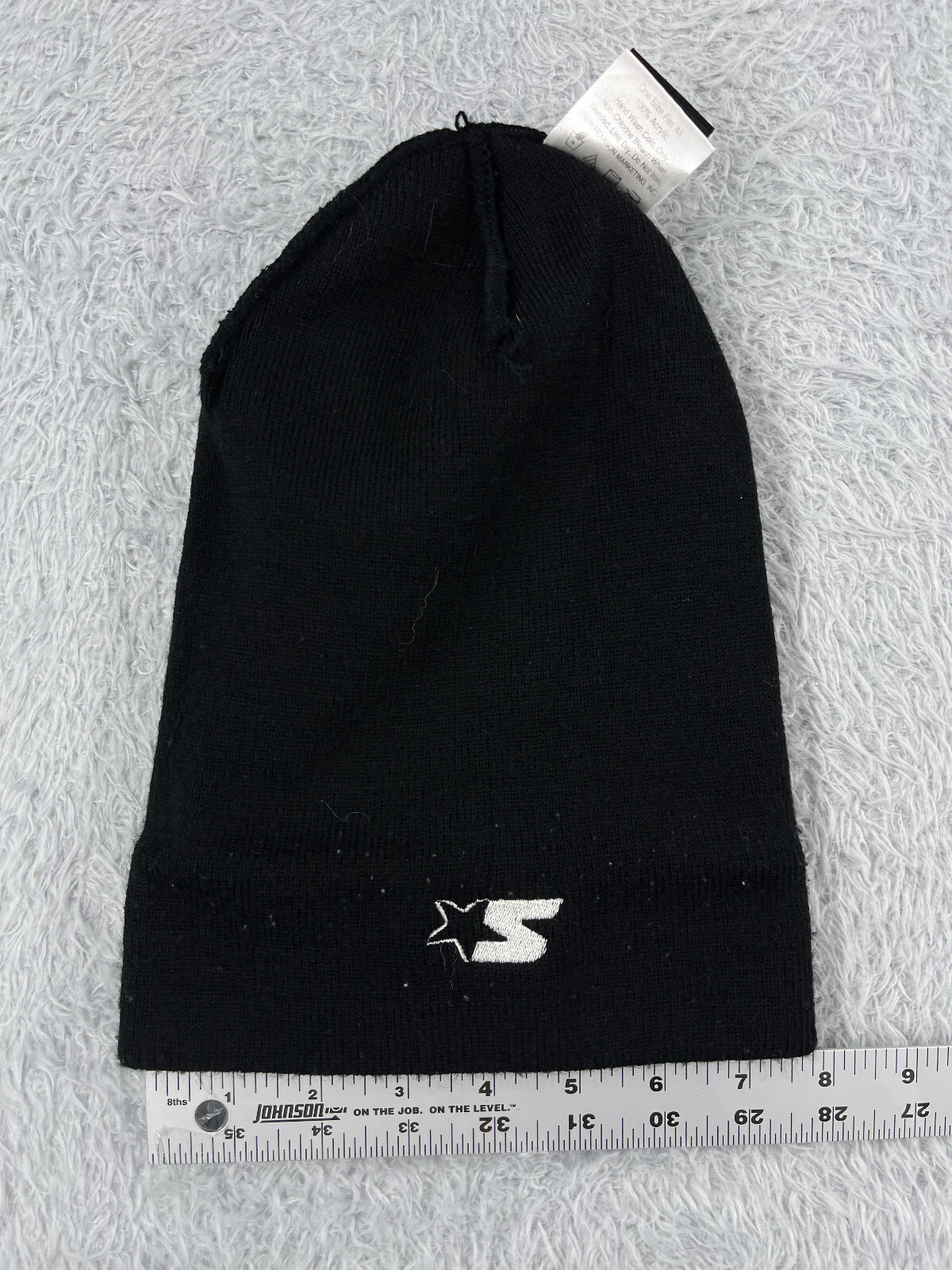 Kansas State Wildcats Beanie Toque Adult One Size Black Purple Acrylic NCAA