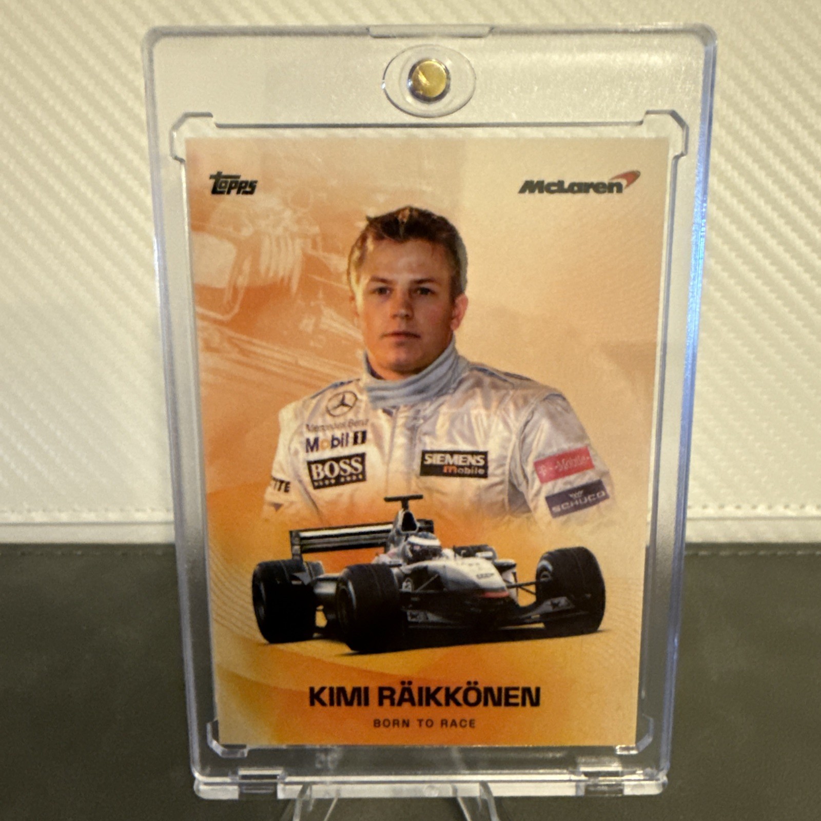 2025 TOPPS MCLAREN Racing Set BORN TO RACE KIMI RAIKKONEN