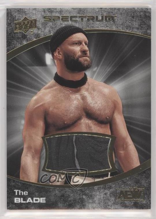 2021 Upper Deck AEW Spectrum Dark Memorabilia 25/25 The Blade #44 Rookie RC 1u6