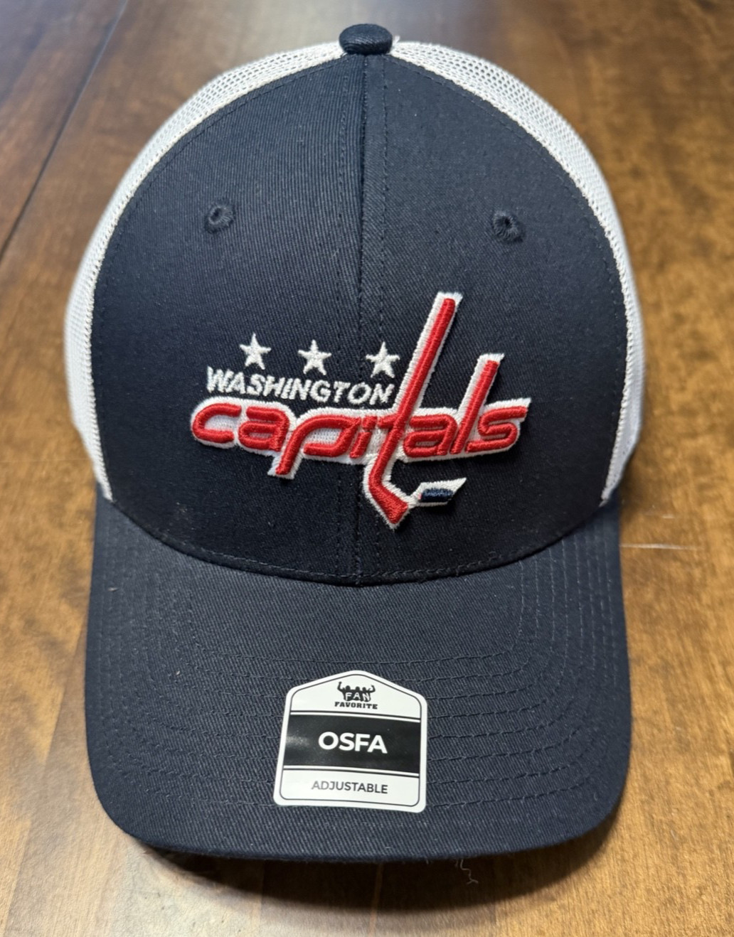 Washington Capitals-WSH-Blue/White Fan Favorite Snapback NHL Hat/Cap-NWT
