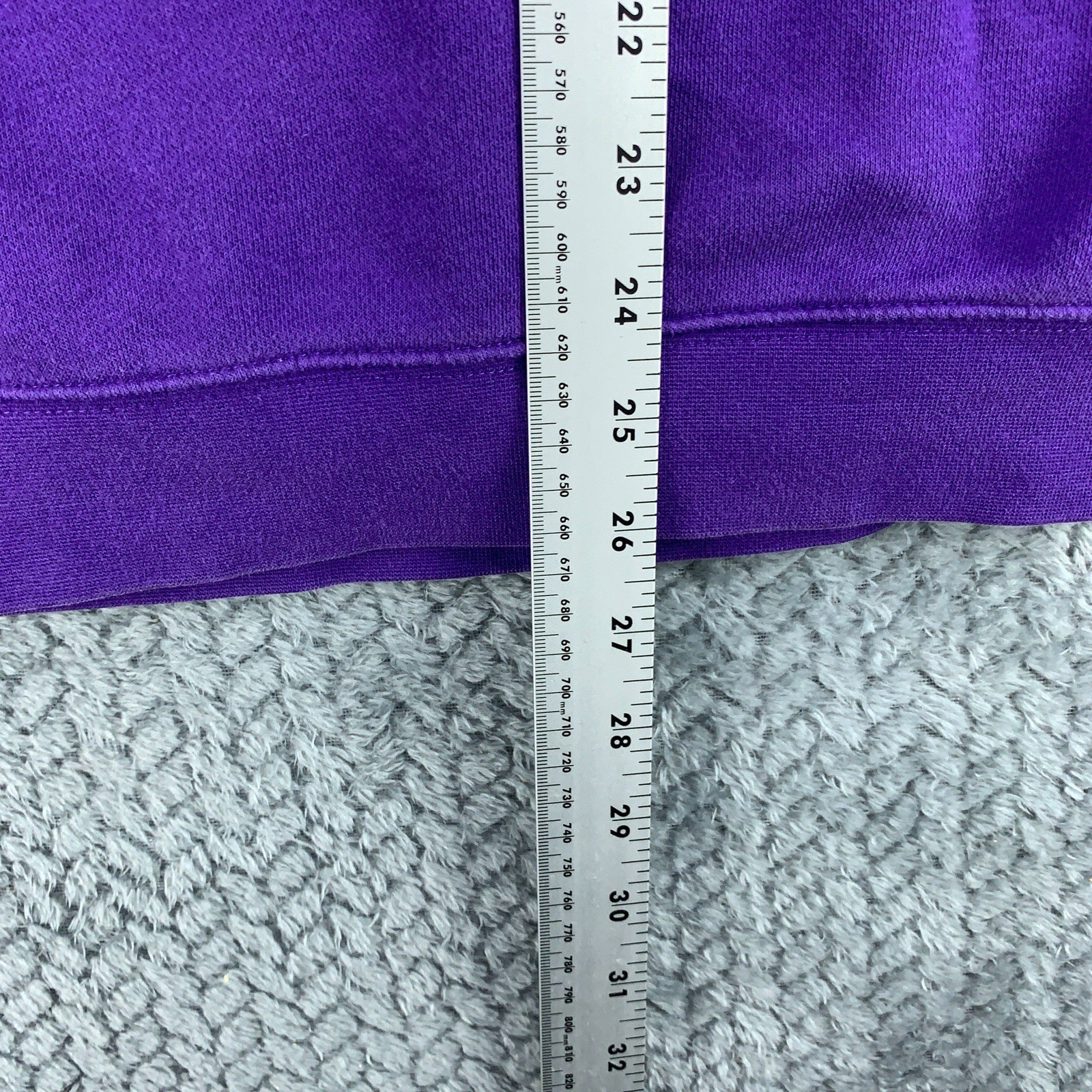 Nike LSU Tigers Hoodie Sweatshirt Size Small Purple Pullover Swoosh CT1778-547