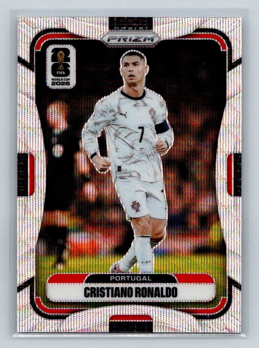 2026 Panini Prizm FIFA World Cup Cristiano Ronaldo Silver Wave Prizm Portugal