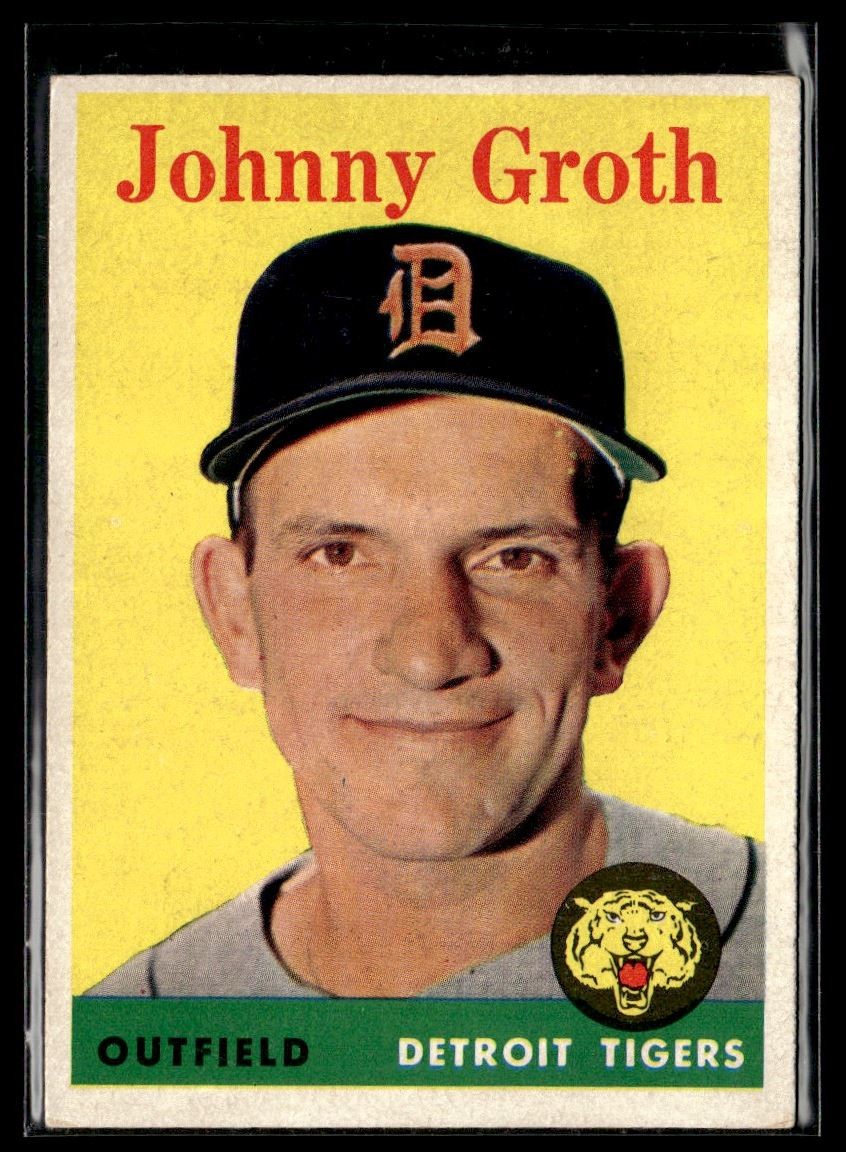 1958 Topps Johnny Groth Detroit Tigers #262