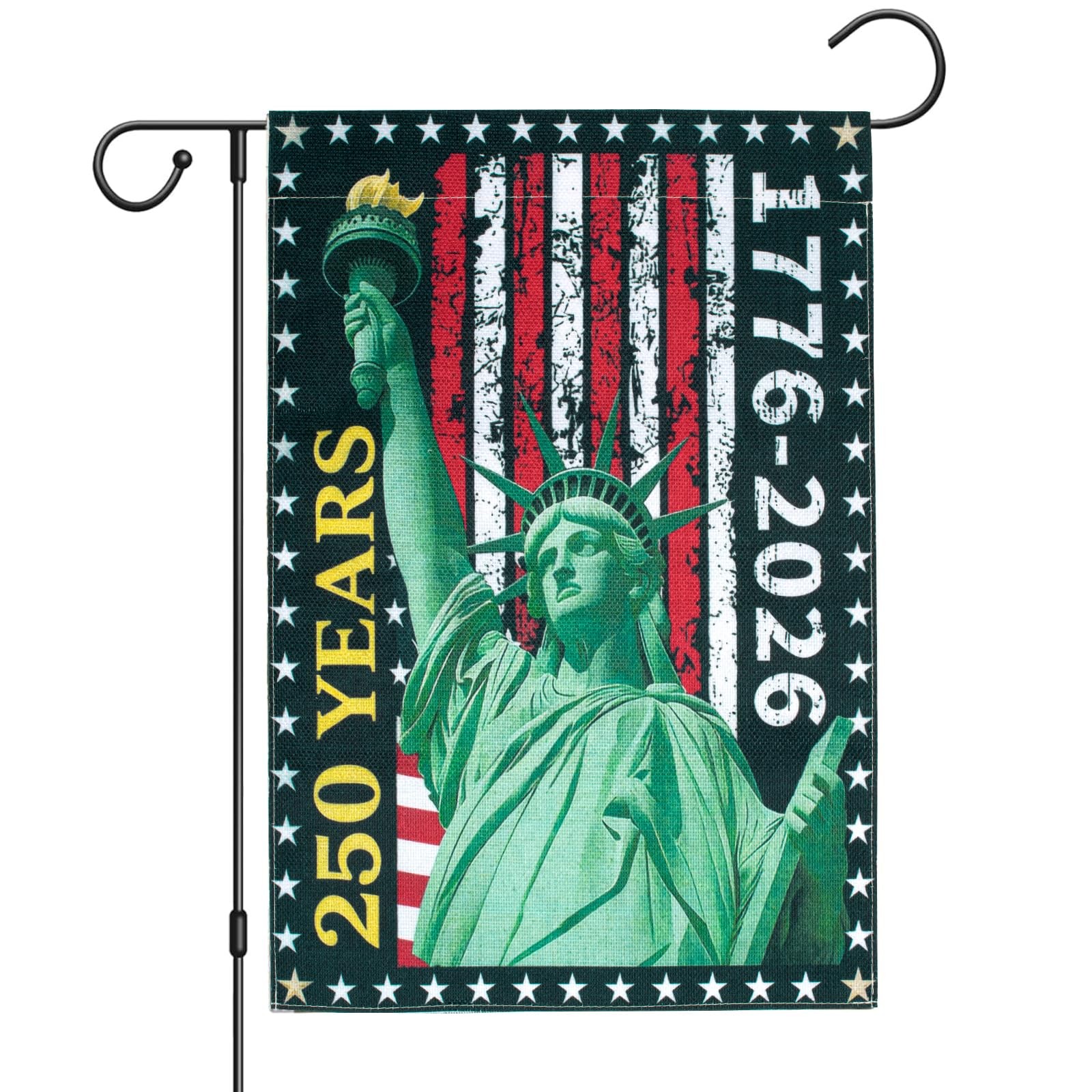 250 Year American Anniversary Flag, 250th USA Garden style-1
