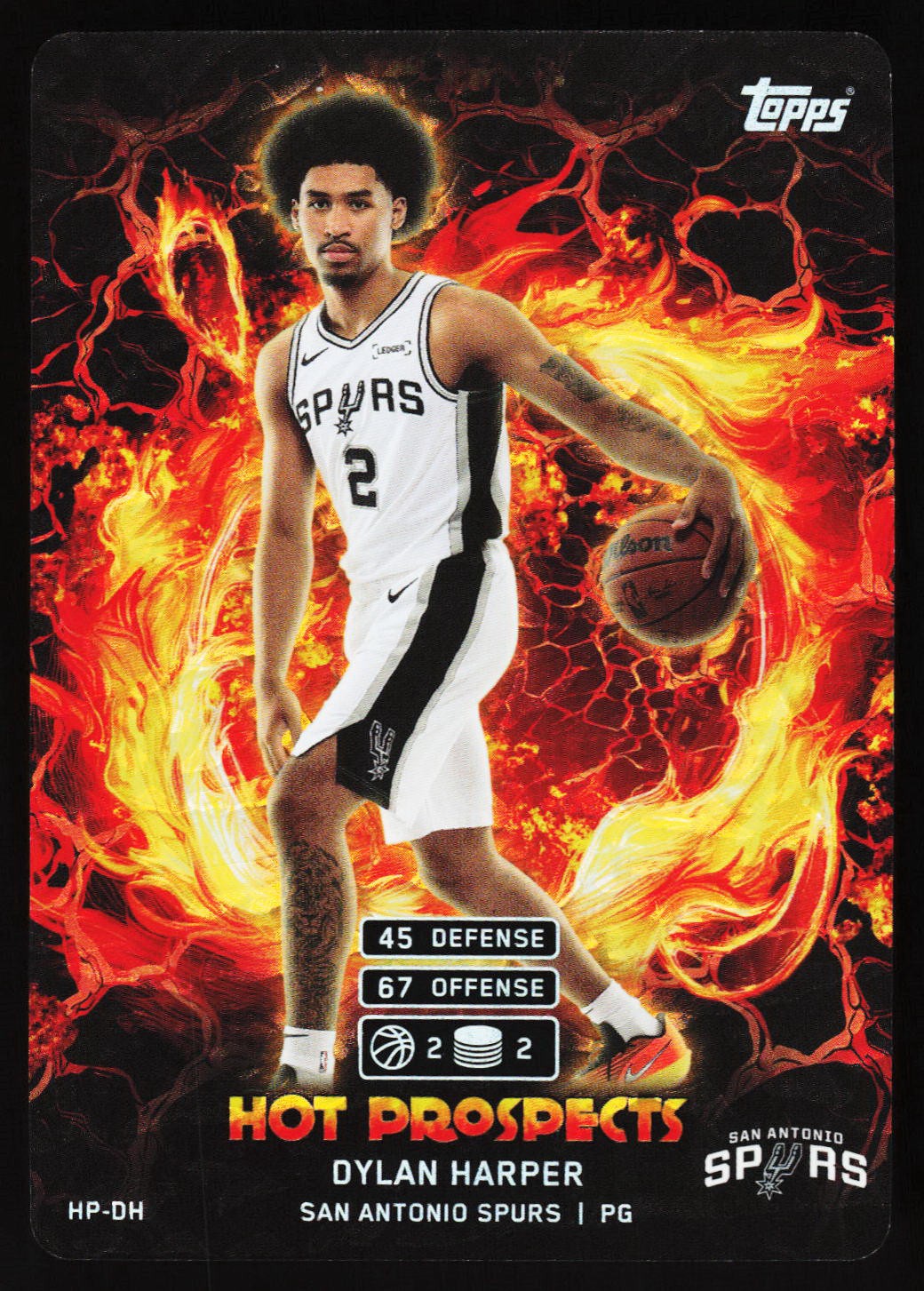 2025-26 Topps Match Attax #HP-DH Dylan Harper Hot Prospects