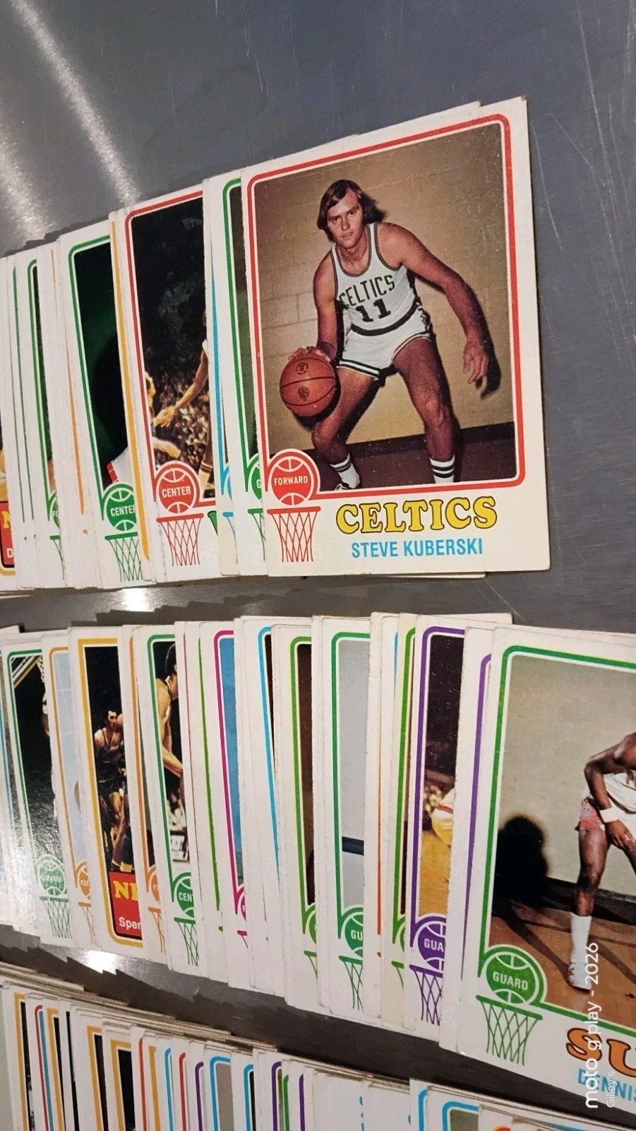 1973-74 Topps Basketball Partial Set Lot (205/264) Wilt Chamberlain Dr J G-VG