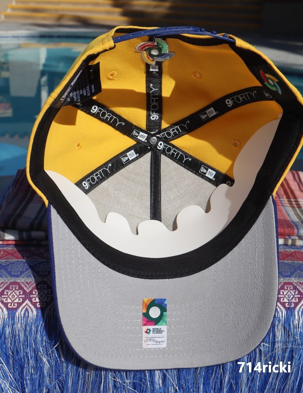2026 WBC Colombia World Baseball Classic Snapback Hat New Era 9FORTY A-FRAME