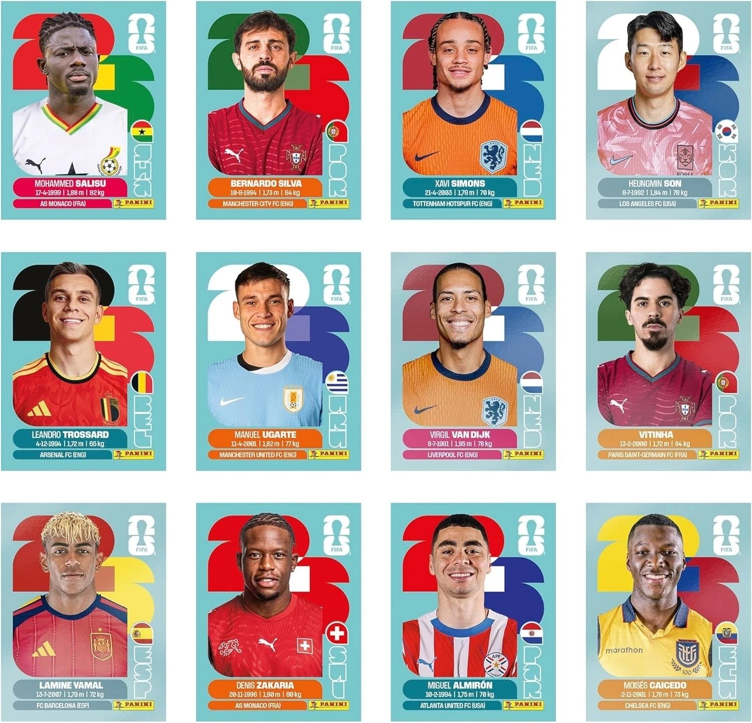 In-stock FIFA World Cup 2026 Official Sticker Collection (Box of 50)