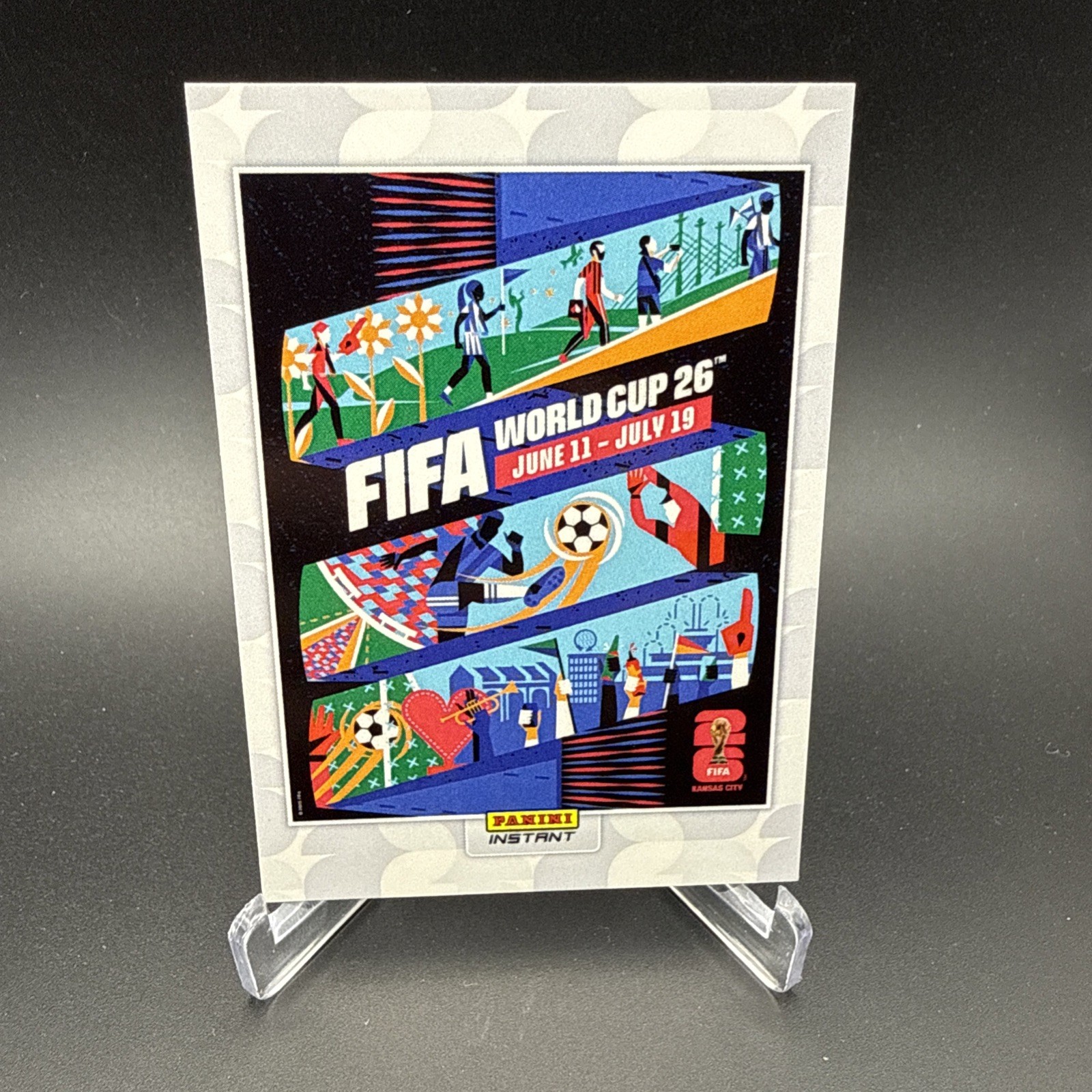 Panini Instant FIFA World Cup Host City Poster Trading Card Kansas City