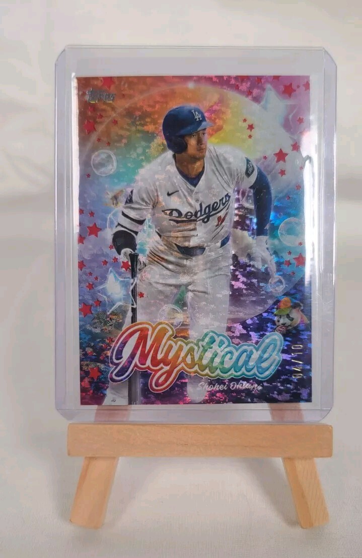 2024 Topps Update MYS-1 Mystical #4 /10 Shohei Ohtani Red Parallel