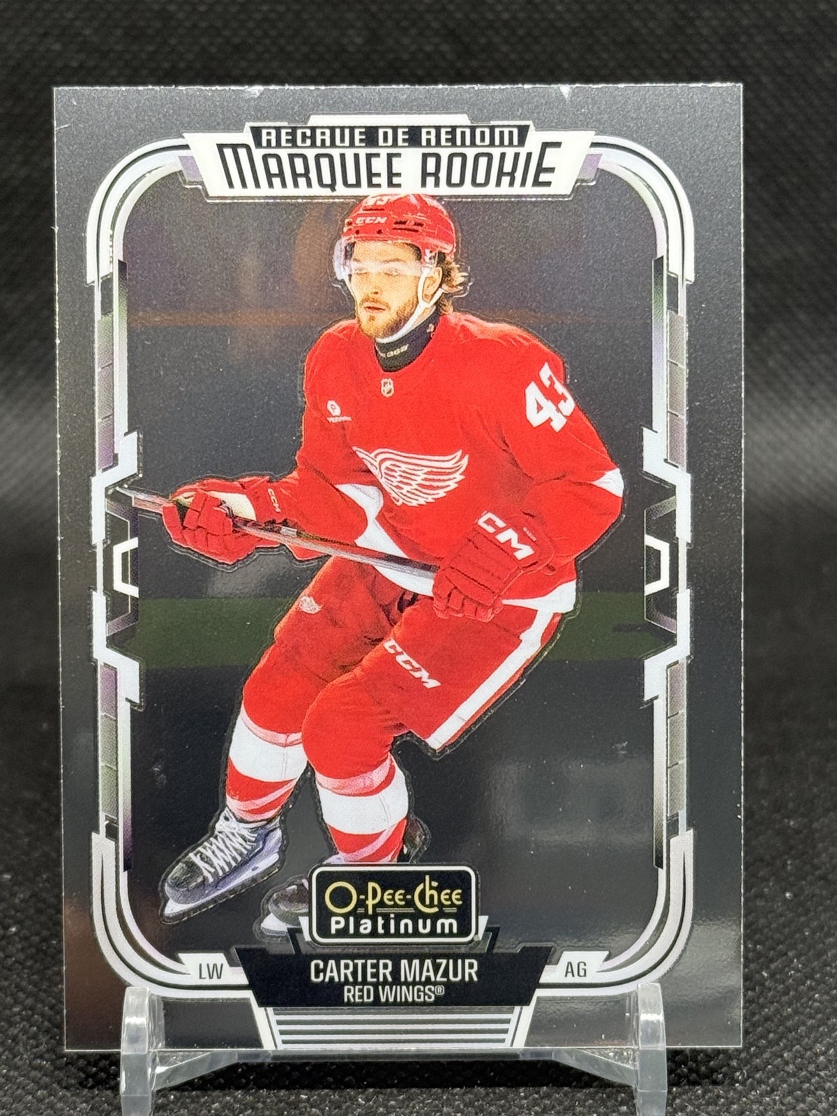 2025-26 O-Pee-Chee Platinum – Marquee Rookies Carter Mazur #227 (RC)