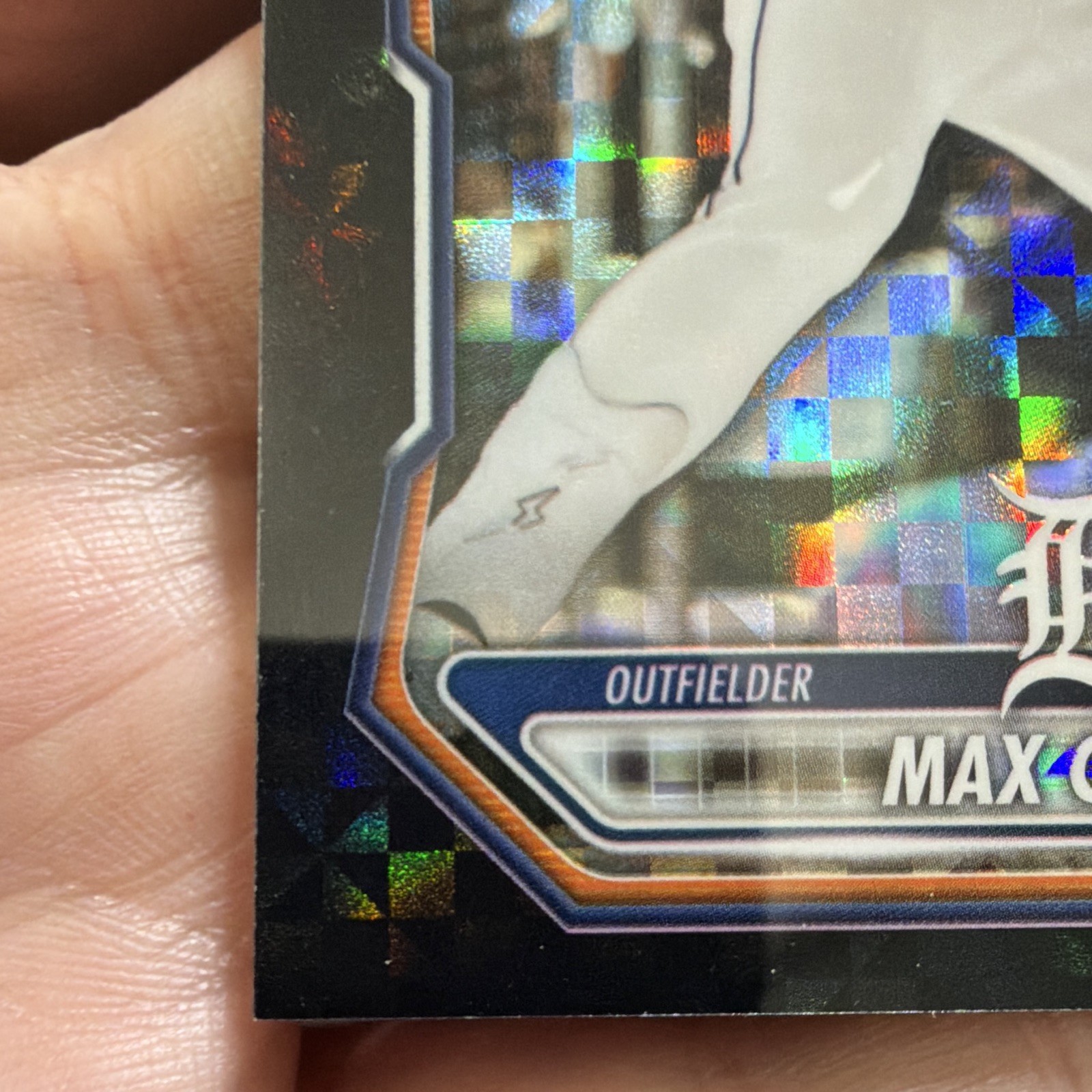 Bowman 2026 Chrome Prospects Max Clark #BCP-2 01/10 BLACK GEOMETRIC Refractor