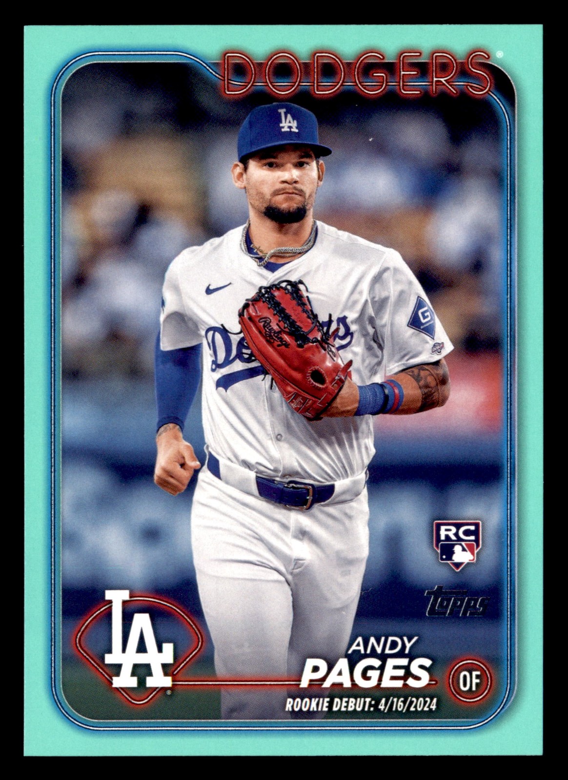 Andy Pages 2024 Topps Update Aqua #US108 (RC) FREE SHIPPING