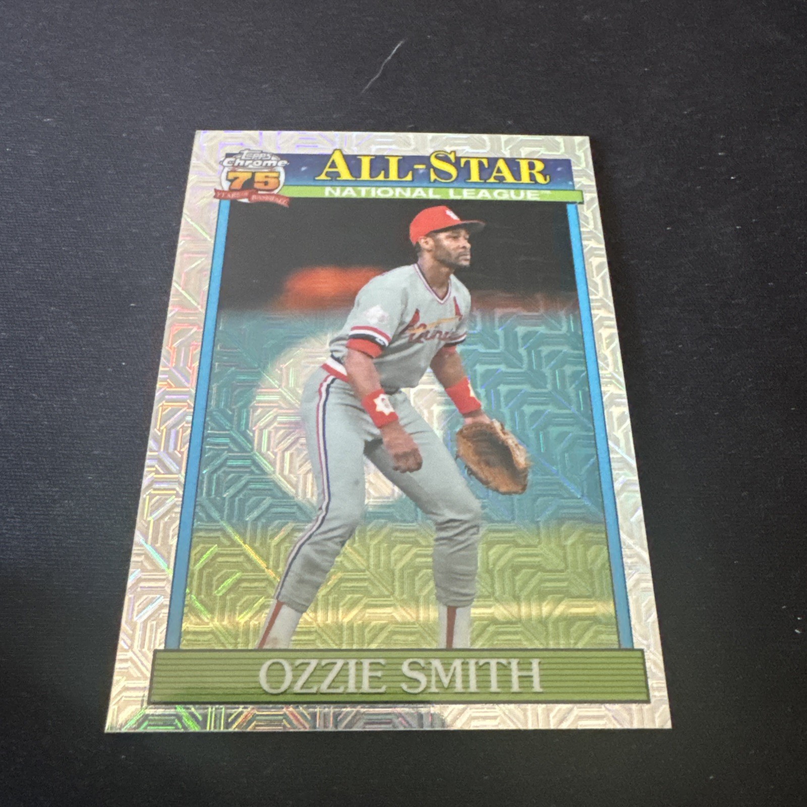 2026 Topps Series 2 Ozzie Smith 1991 Chrome All Star Silver Pack Mojo Cardinals