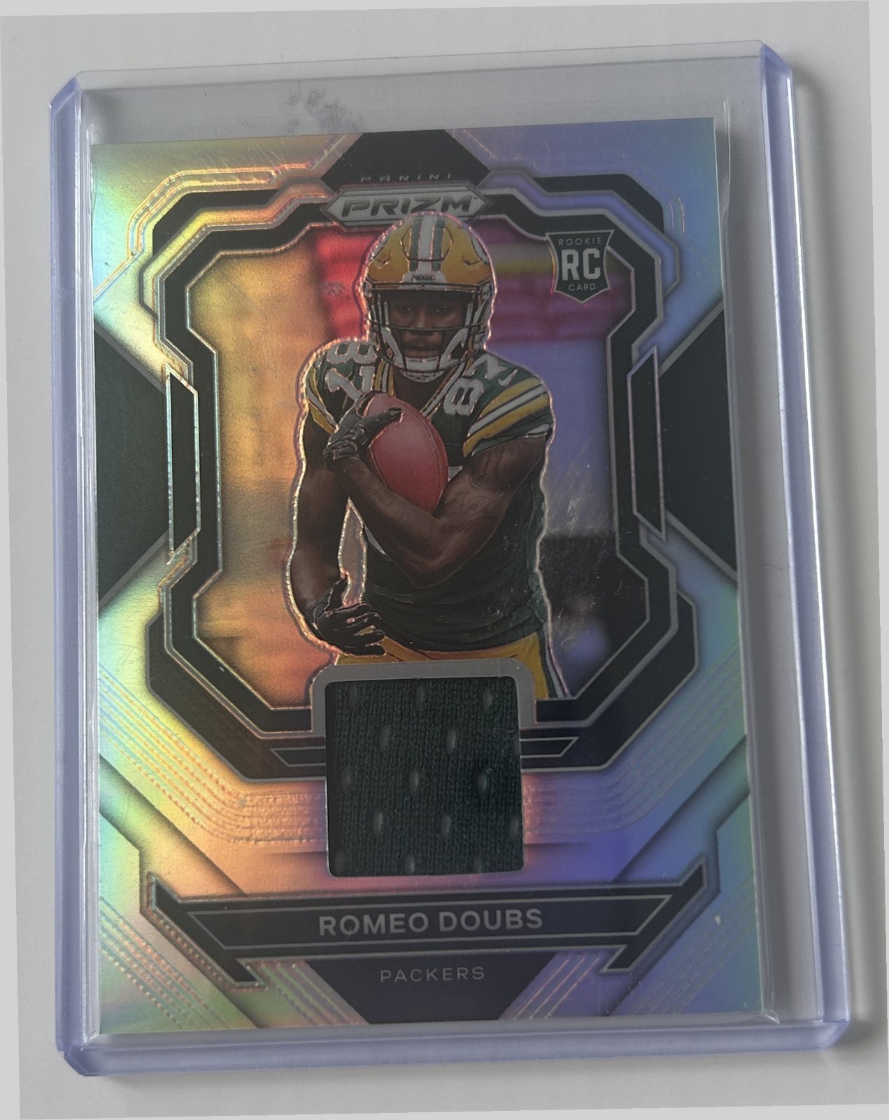 2022 Panini Prizm – Premier Jerseys Romeo Doubs #PJ-RD (MEM, RC)