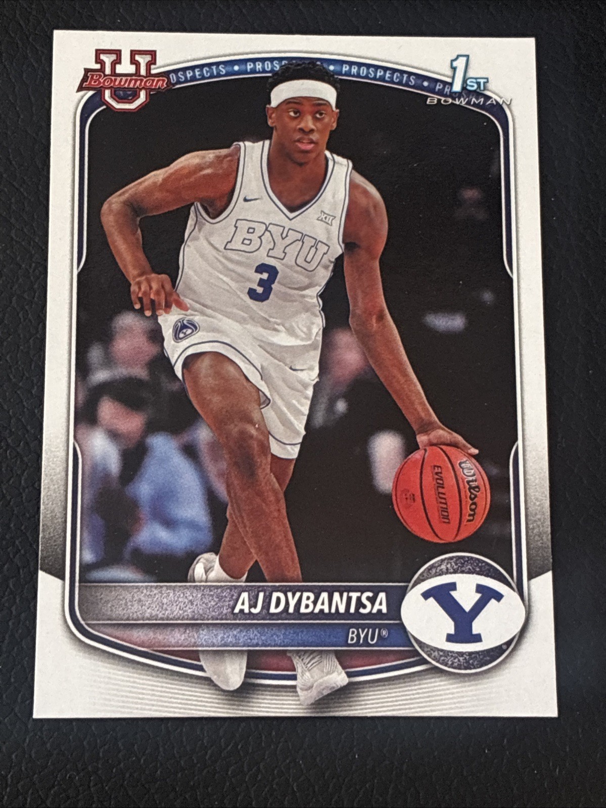 AJ Dybantsa 1st Bowman: 2025-26 Bowman Basketball Base Paper BYU #BPP-1