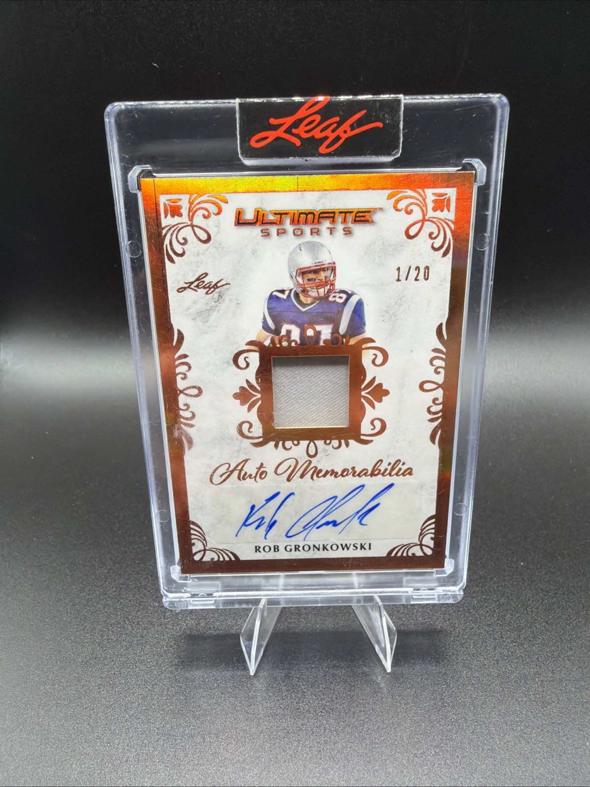 2024 Leaf Ultimate Rob Gronkowski 3/20 Auto Memorabilia – Still Sealed by Leaf