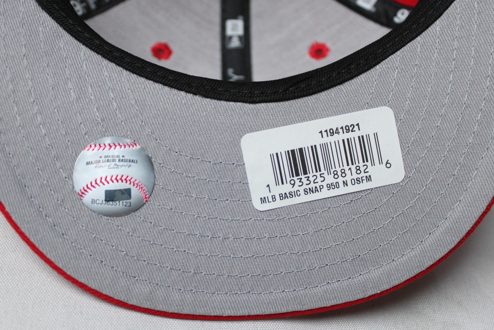 New York Yankees Unisex Adult’s New Era 9Fifty Basic Snapback WR4 Red One Size