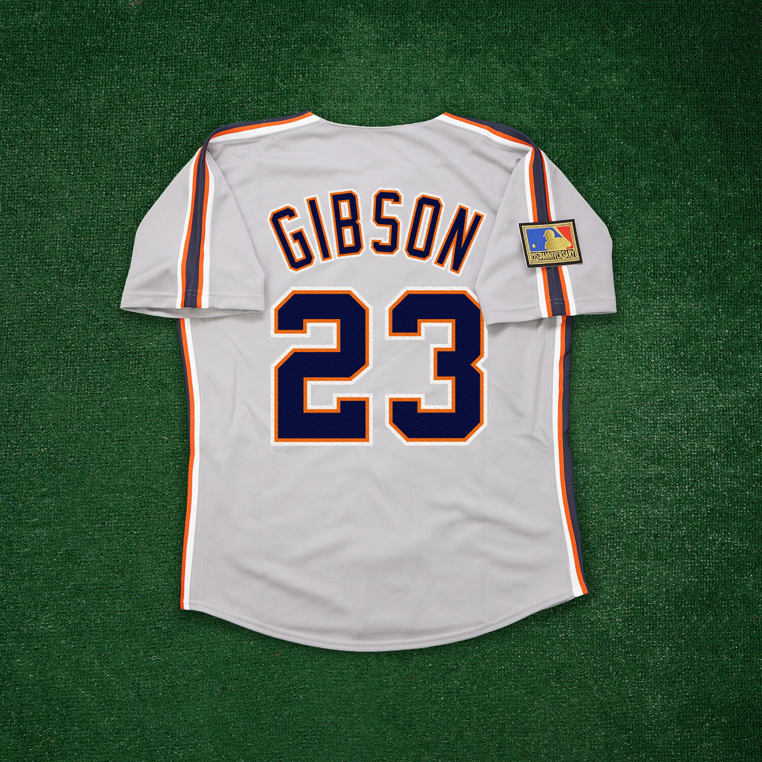 Kirk Gibson 1994 Detroit Tigers Cooperstown AL 125th Men’s Grey Road Jersey