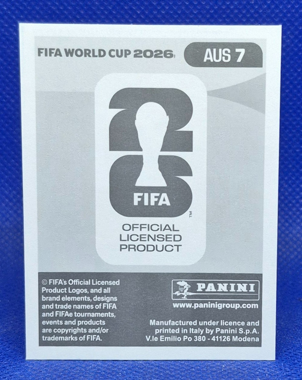 2026 Panini FIFA World Cup Sticker Aziz Behich #AUS 7 – Australia