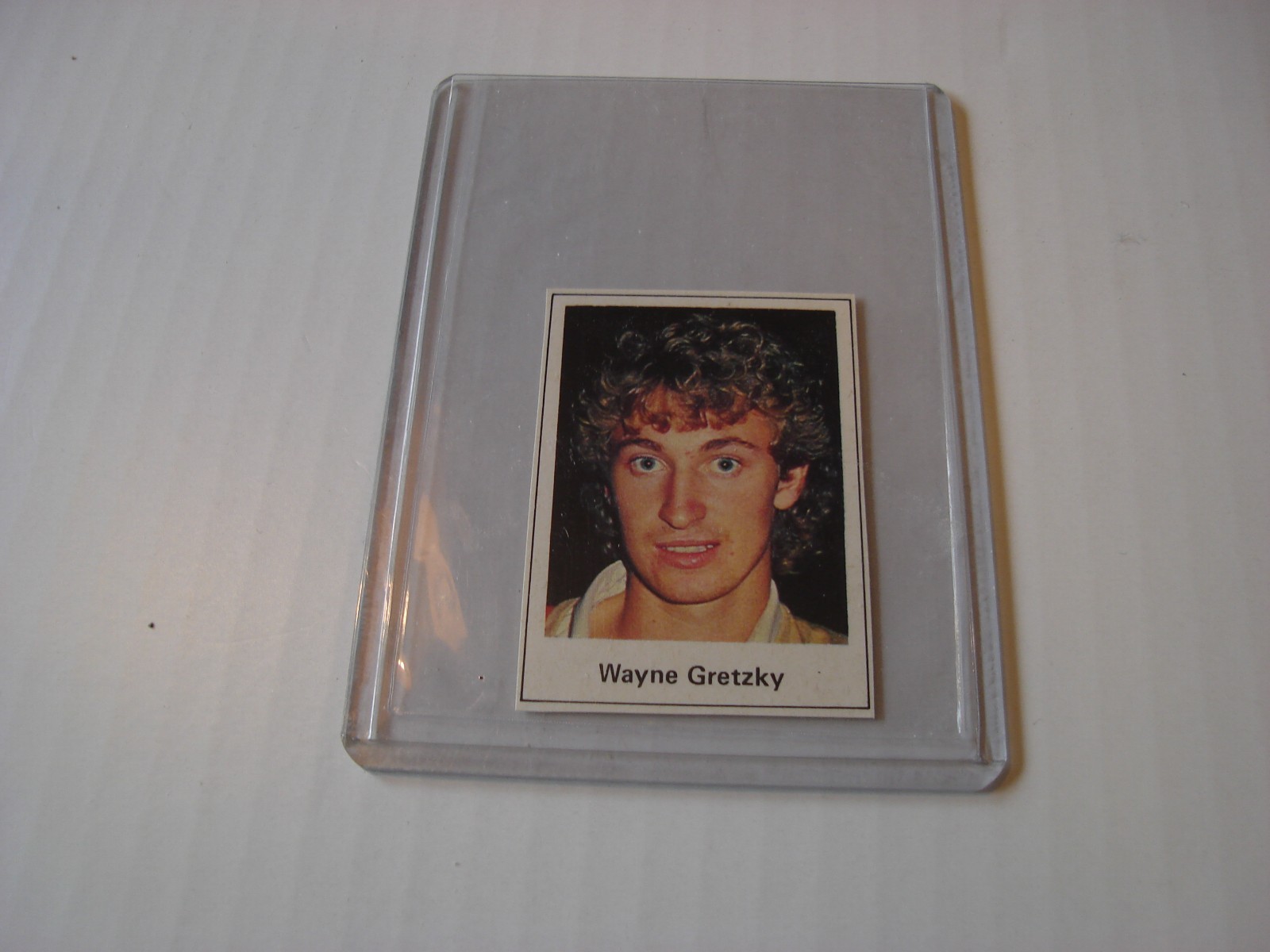 85-86 Swedish Buster Triss i Ess hand cut #59 Wayne Gretzky Edmonton Oilers