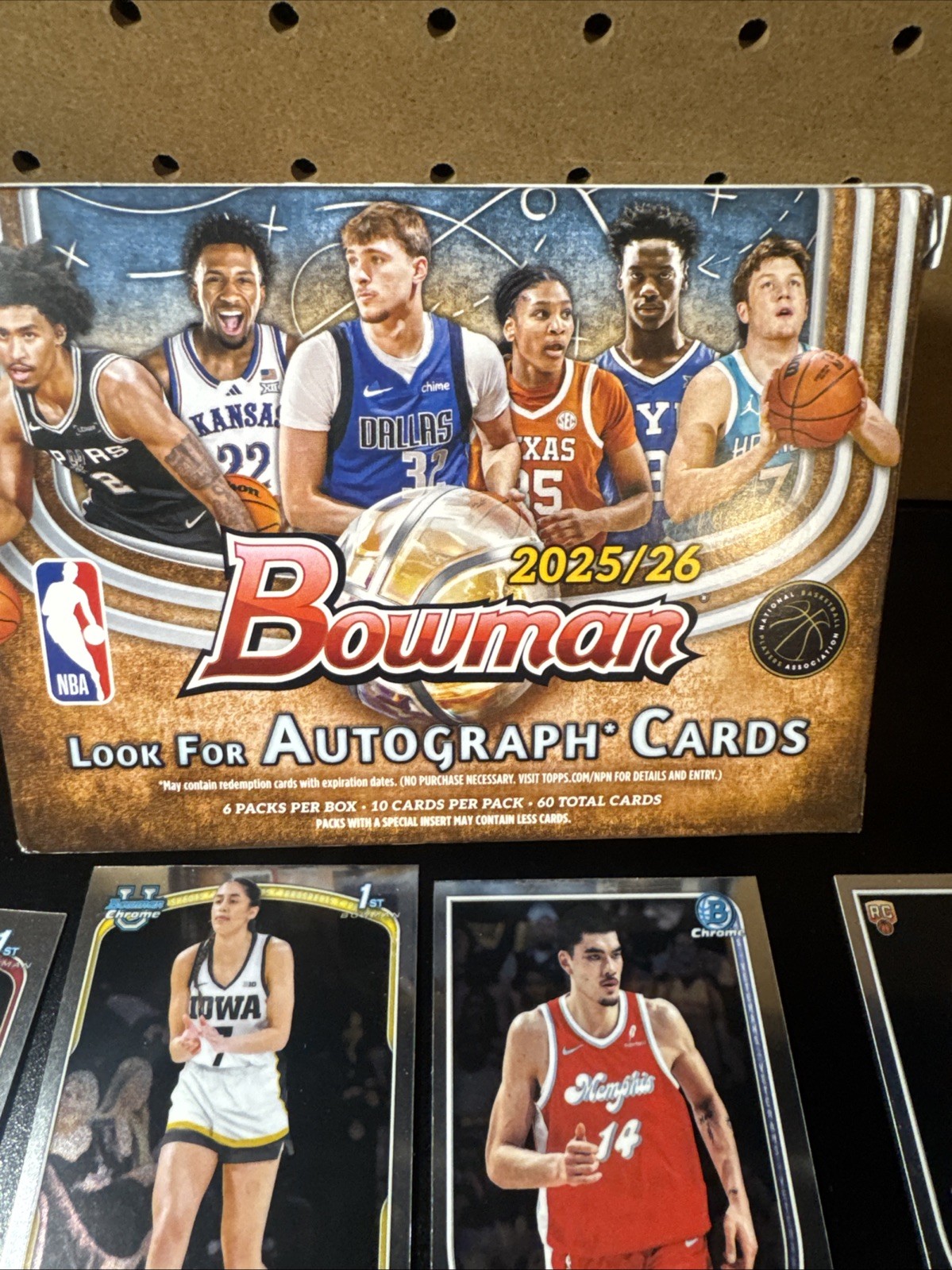 2025-26 Bowman Basketball Value Box NBA Chrome Topps Blaster
