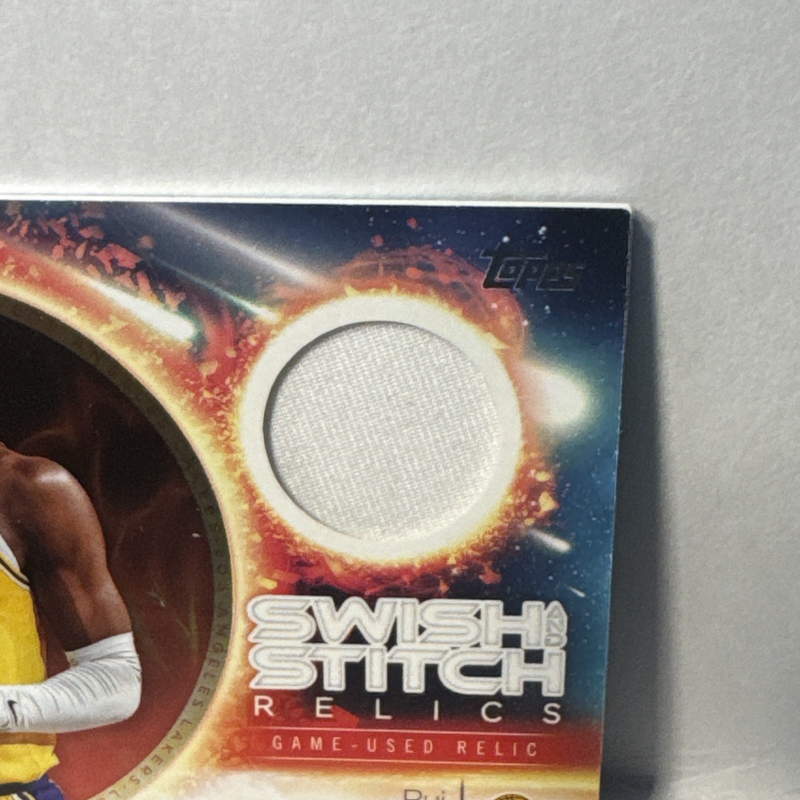 2025-26 NBA Topps Series 1 Rui Hachimura #SST-RH Swish & Stitch Relics Game Used