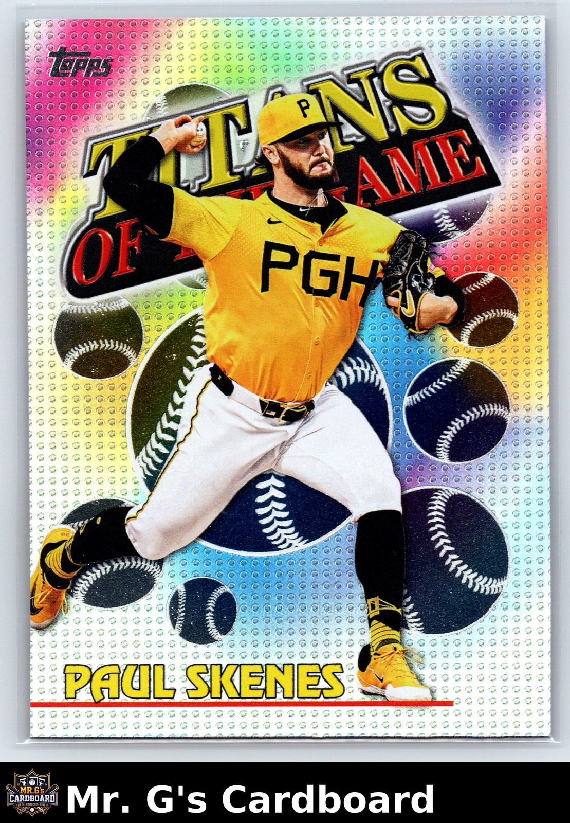 2026 Topps Titans of the Game Paul Skenes #TOG-14 Pittsburgh Pirates