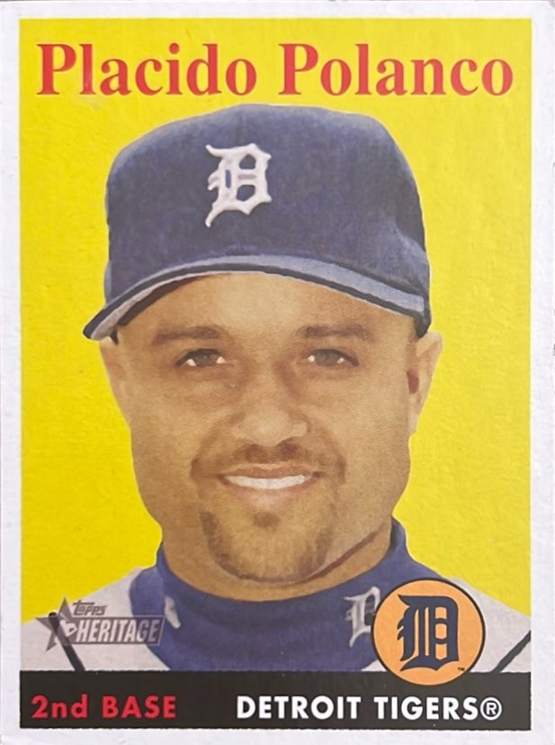 2007 Topps Heritage #301 Placido Polanco