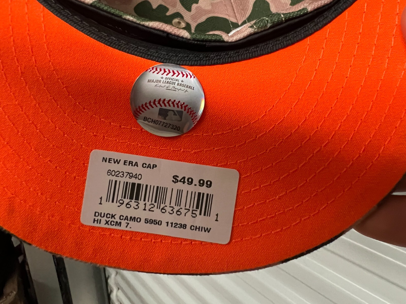 Chicago White Sox MLB World Series Camo Fitted Hat – New