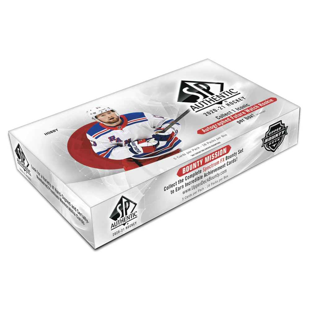 2020-21 Upper Deck SP Authentic Hockey Hobby Box
