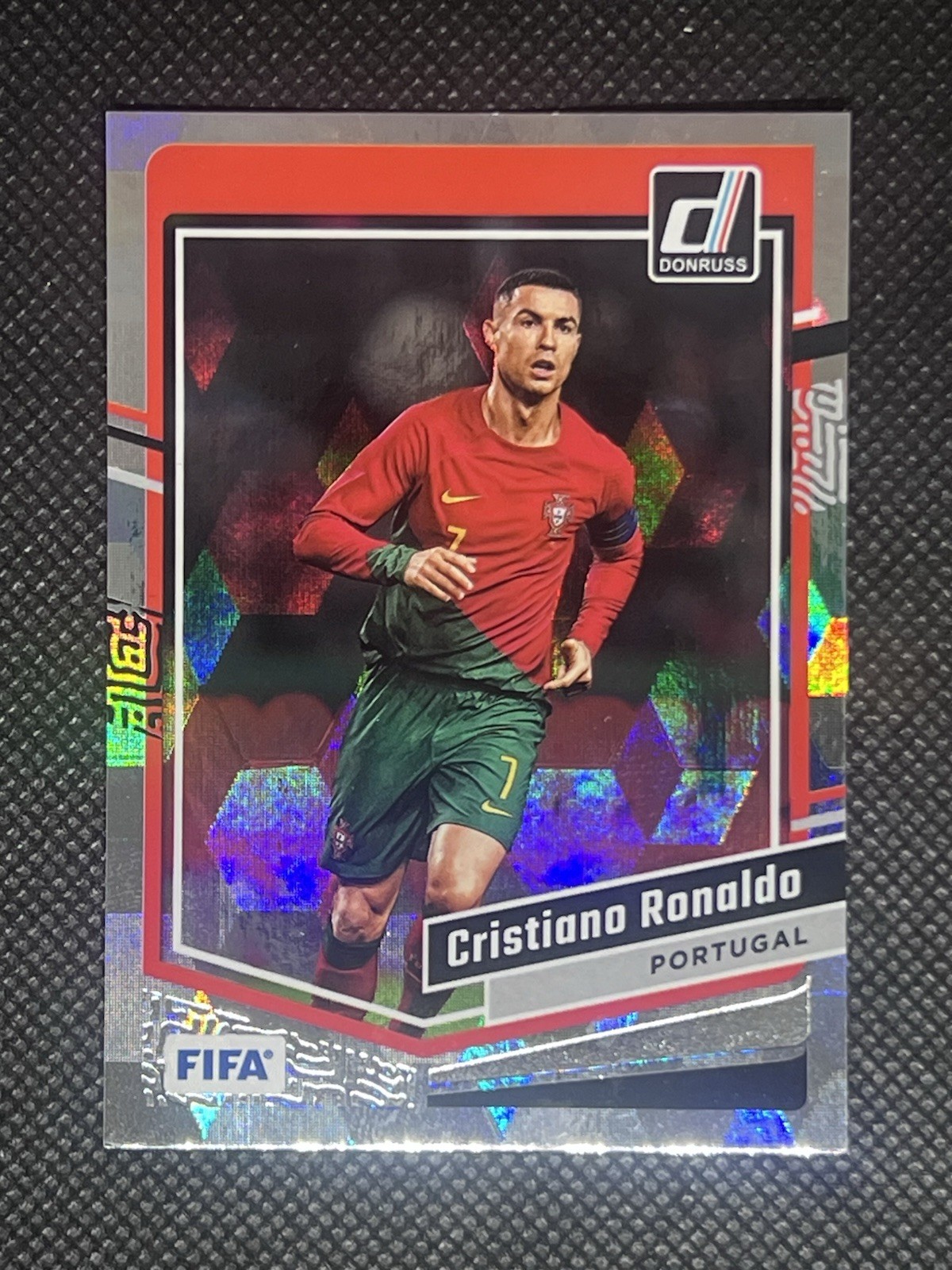 2023-24 Panini Donruss FIFA Cristiano Ronaldo #44 Diamond Silver