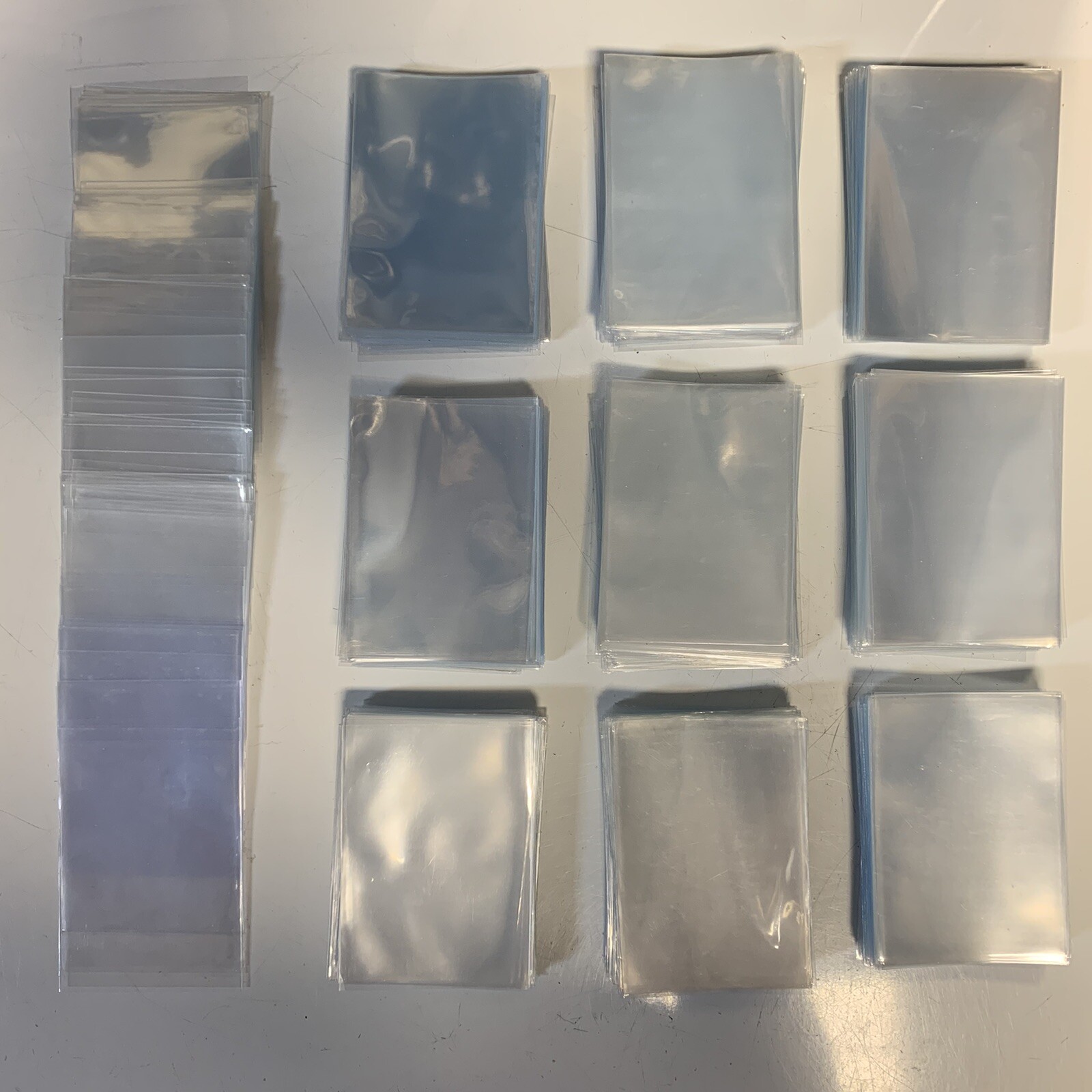 200 Soft Plastic Trading Card Protective Sleeves for 3×4 Clear Top Loaders Lot