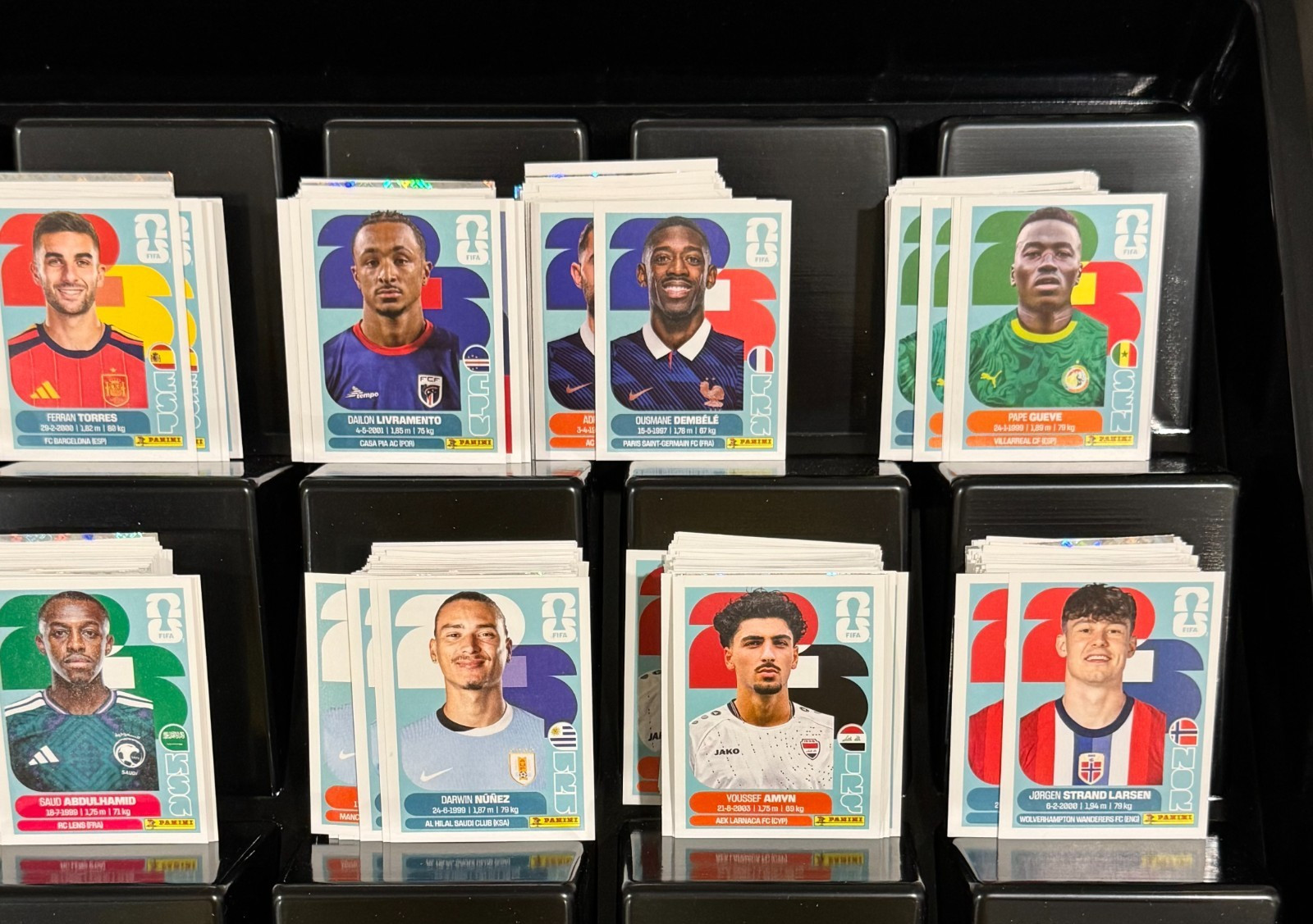 2026 Panini FIFA World Cup Sticker Collection Complete Lot Builder Group G H I