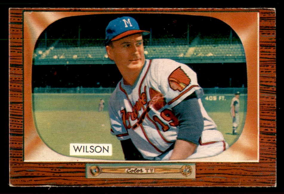 1955 BOWMAN #253 JIM WILSON BRAVES VG-EX SET BREAK 550834 (KYCARDS)