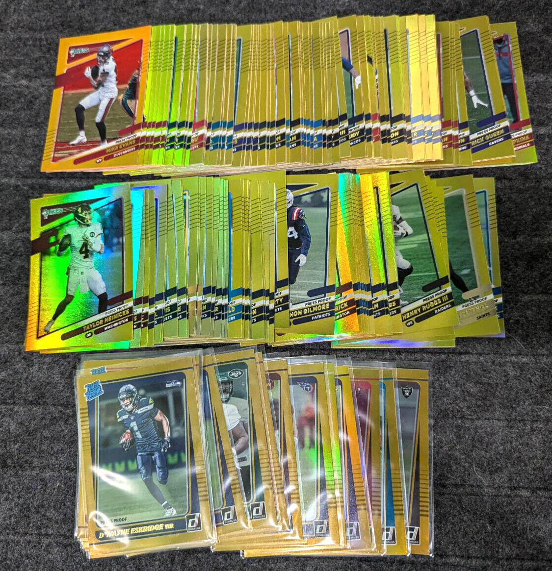 2021 Panini Donruss Gold Press Proofs Vets And Rookies -Pick Your Card! #1-350