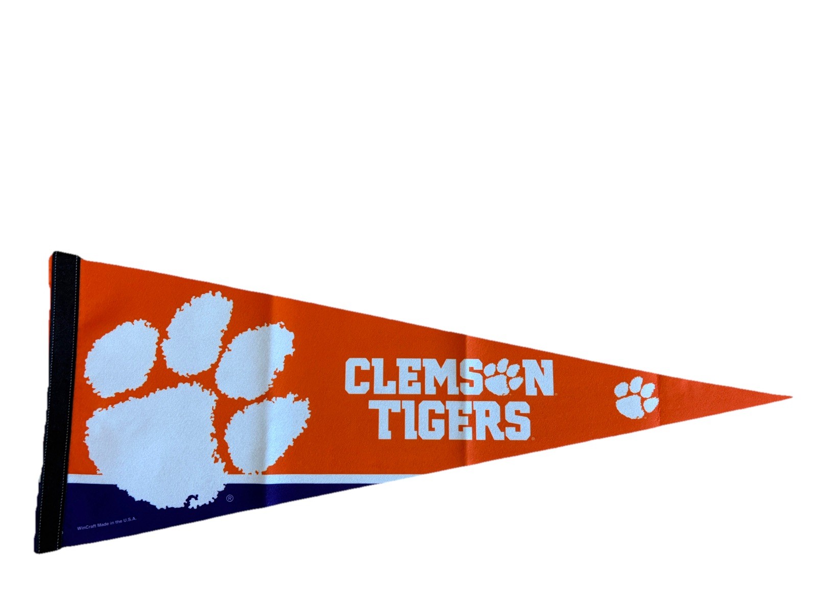 Clemson Tigers Full Size 12 in X 30 in College NCAA Pennant