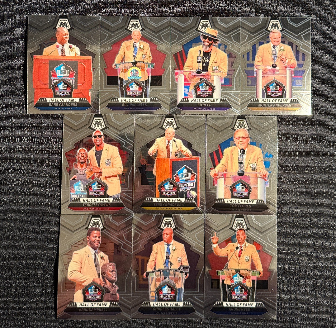 2024 Panini Mosaic Hall of Fame HOF Complete Your Set You Pick NFL Card 291-300