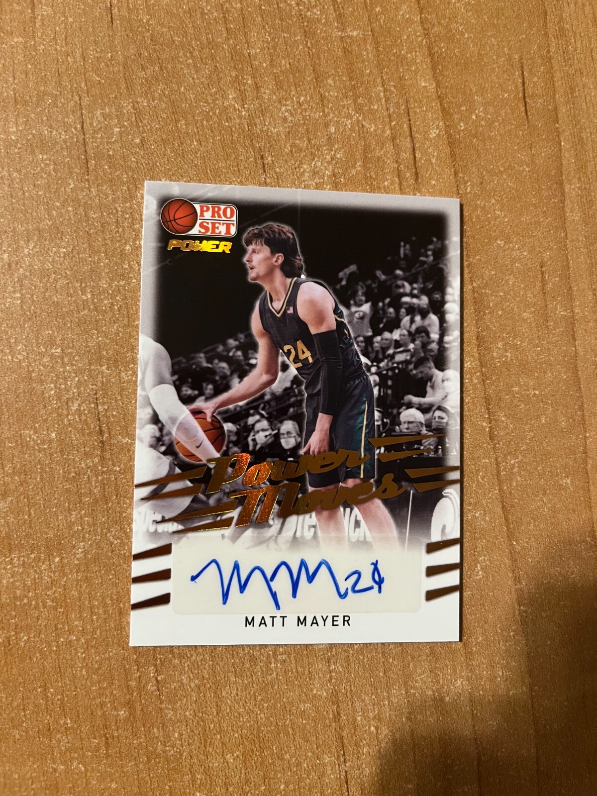 2021-22 Leaf Pro Set Power – Matt Mayer – Bronze Power Moves Auto