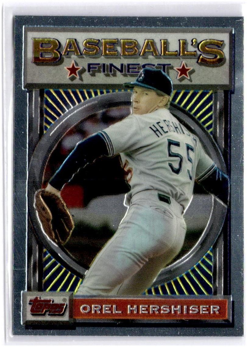 1993 Finest #184 Orel Hershiser Los Angeles Dodgers Near Mint or Better