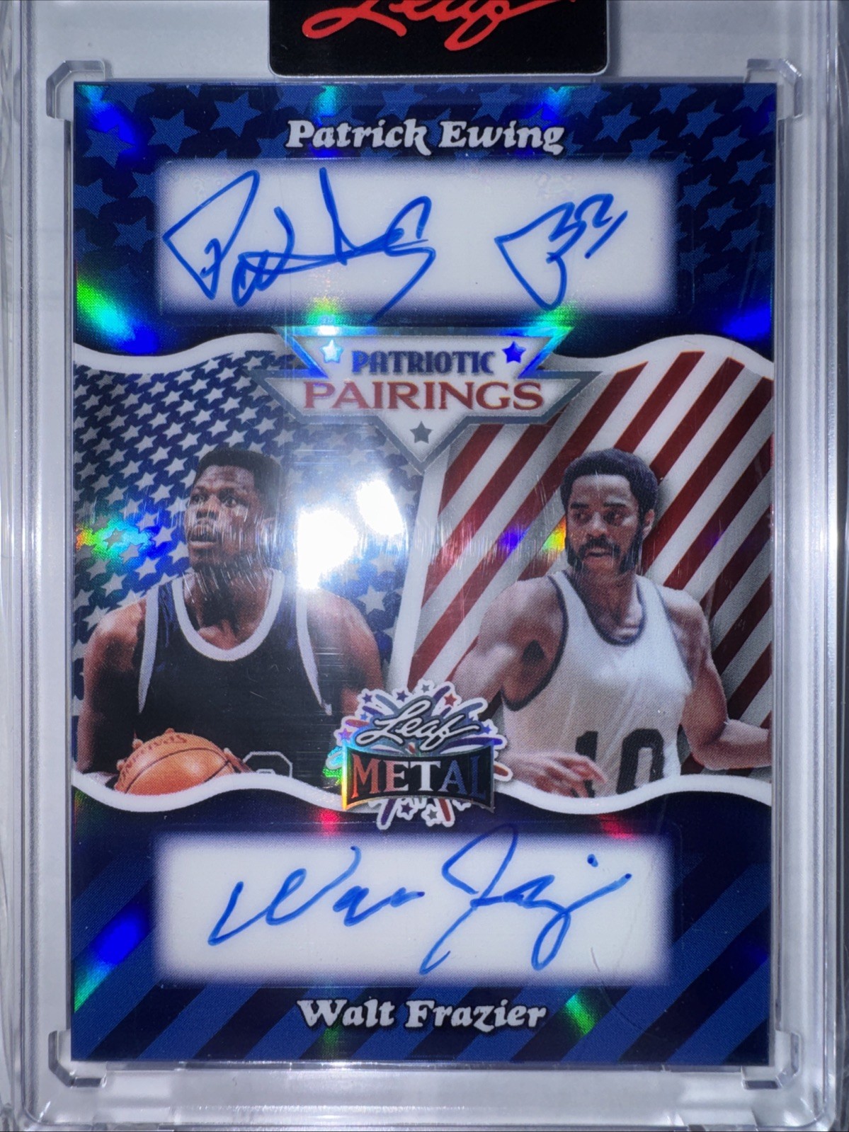2026 Leaf Metal Independence Day Patriotic Pairings 3/3 Dual Auto