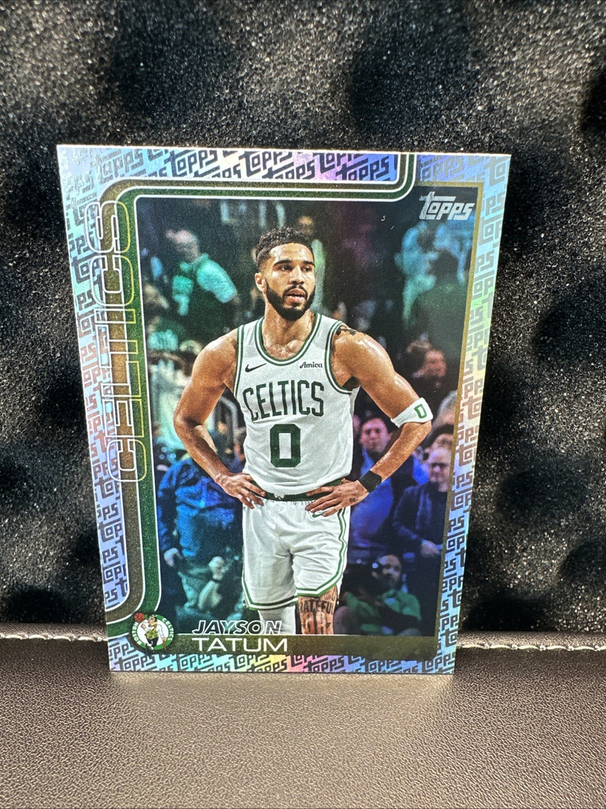 2025 Topps NBA #1 Jayson Tatum Topps Logo Foil Boston Celtics