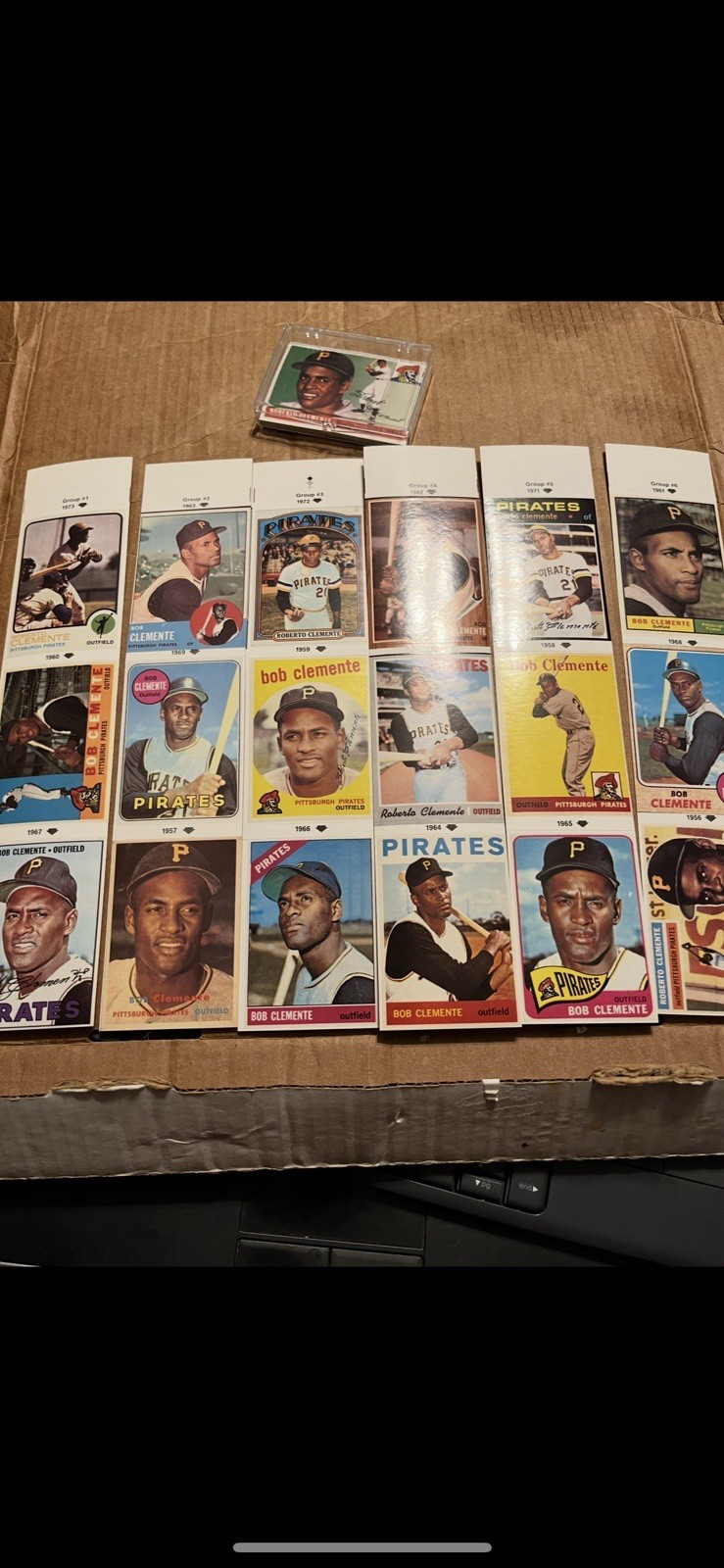 RARE COMPLETE SET -1990 GIANT EAGLE PITTSBURGH PIRATES ROBERTO CLEMENTE STICKERS