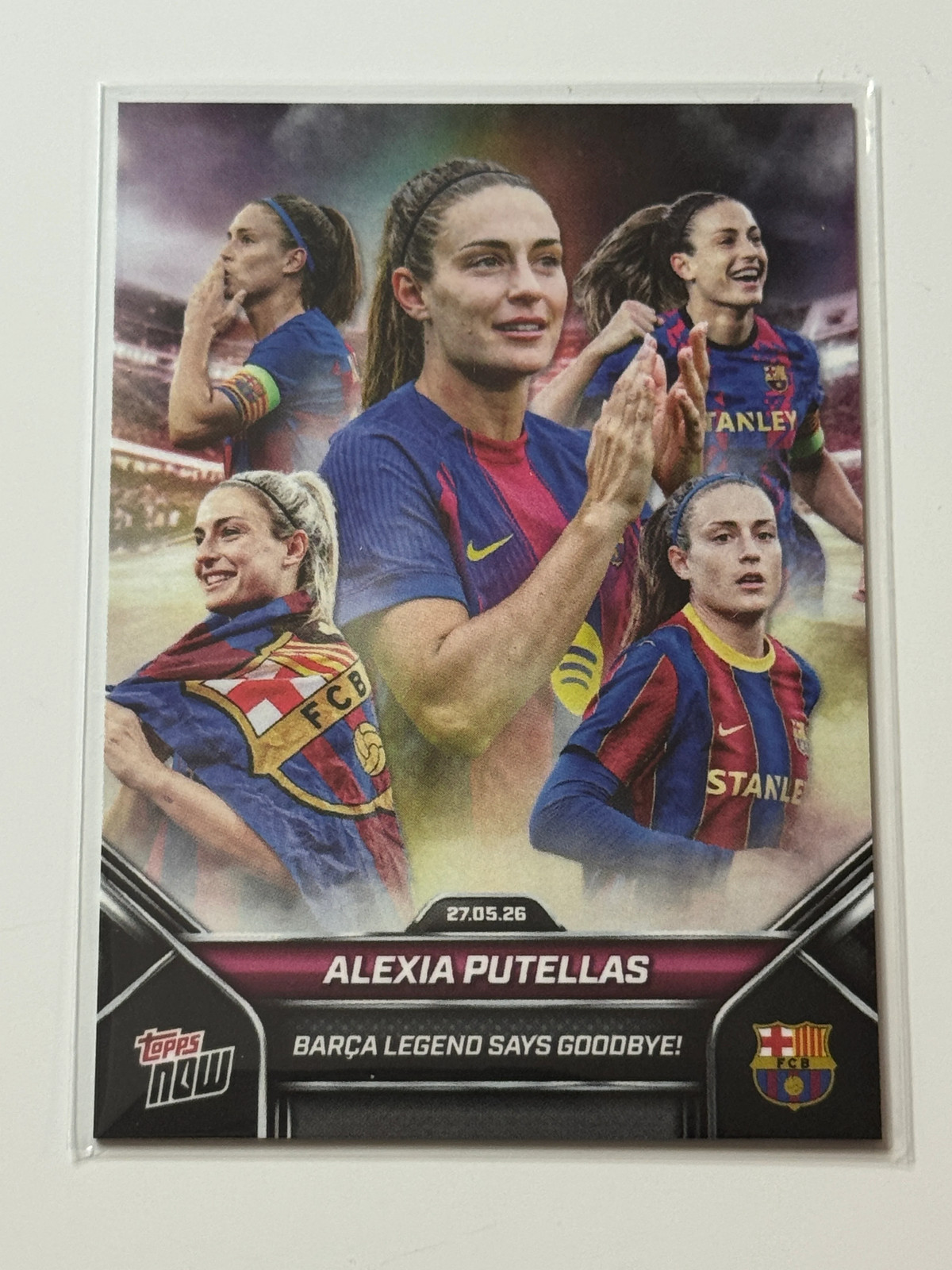 2025-26 Topps Now FC Barcelona #006 Alexia Putellas Barca Legend