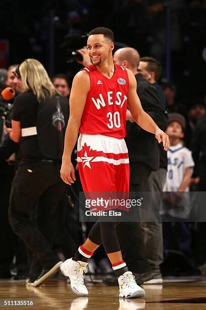 *IRREGULAR[BLANK BACK] 2016 STEPHEN CURRY? ALL STAR Jersey Mens Size LARGE