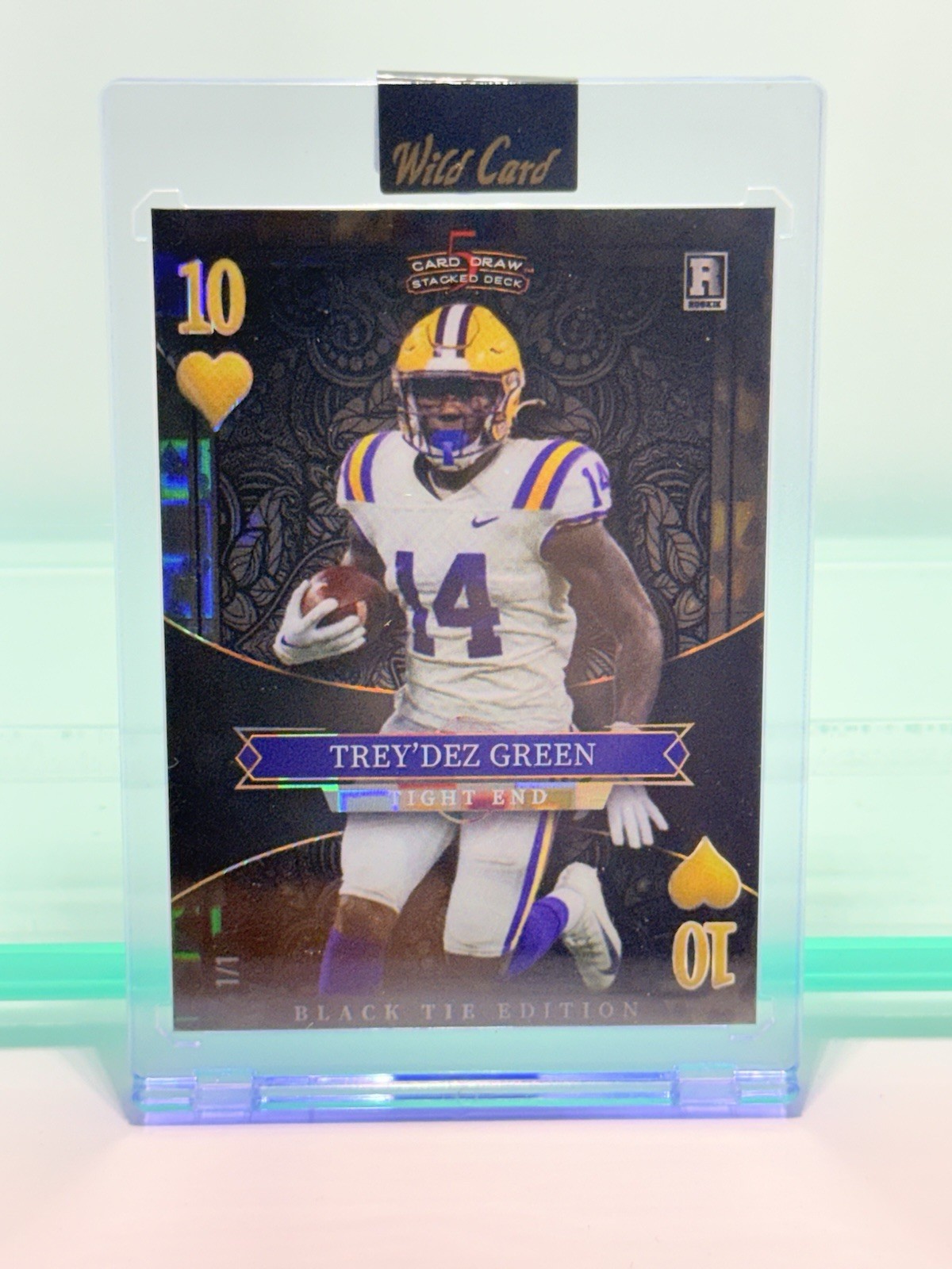 2026 Wild Card Black Tie Trey’Dez Green Color Match RC