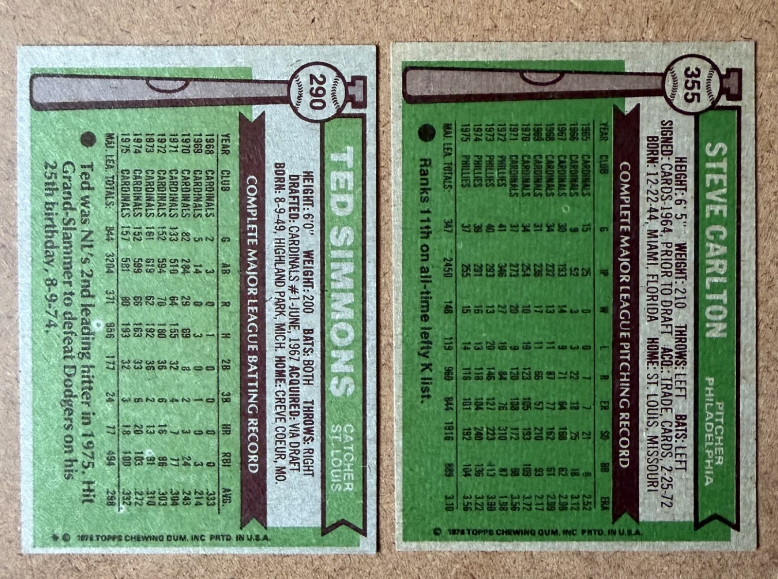 1958-1976 BASEBALL LOT (19 CARDS): HALL OF FAMERS AND STARS ONLY!