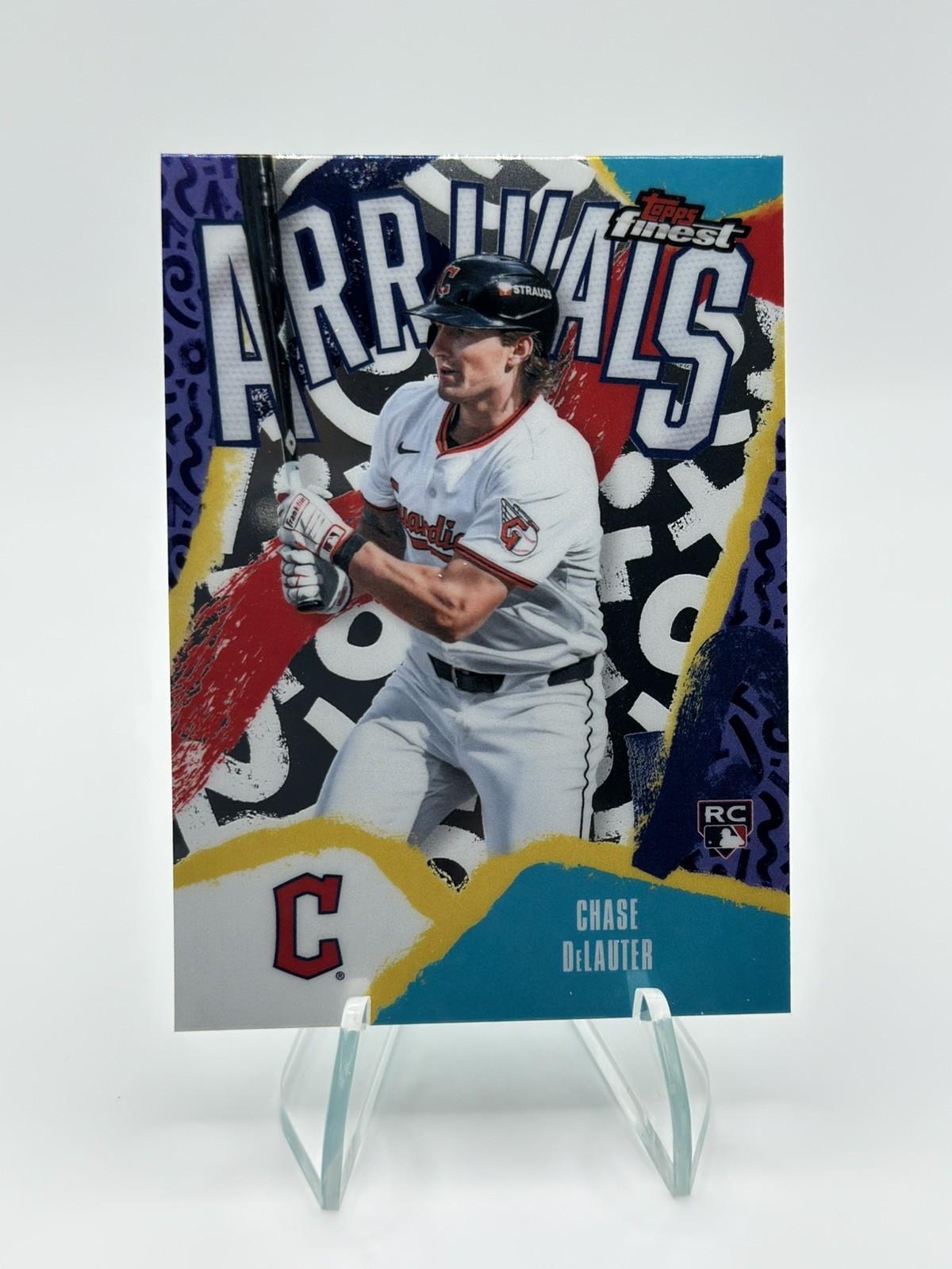 CHASE DELAUTER 2026 Topps Finest Arrivals RC Rookie #A-24 Cleveland Guardians